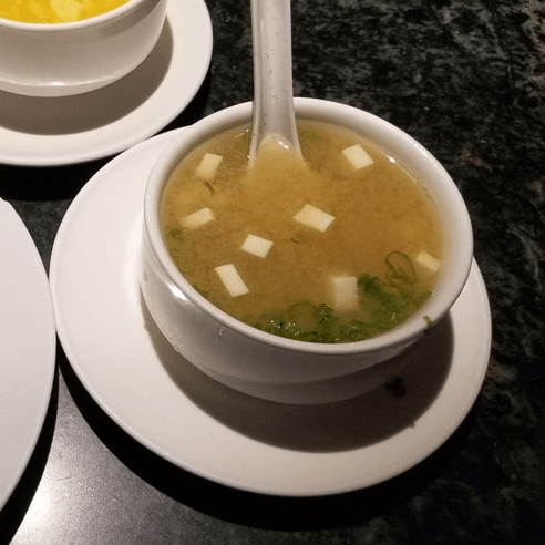 Miso Soup (L).