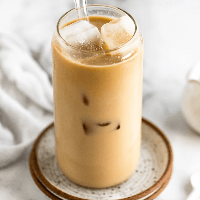 Iced Hazelnut Latte.