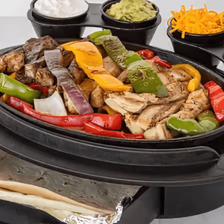 Chairbroiled Chicken and Skirt Steak Combination Fajita For Two