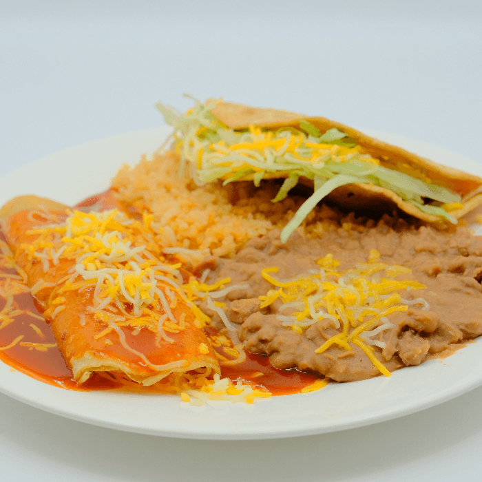 Beef Taco & Enchilada