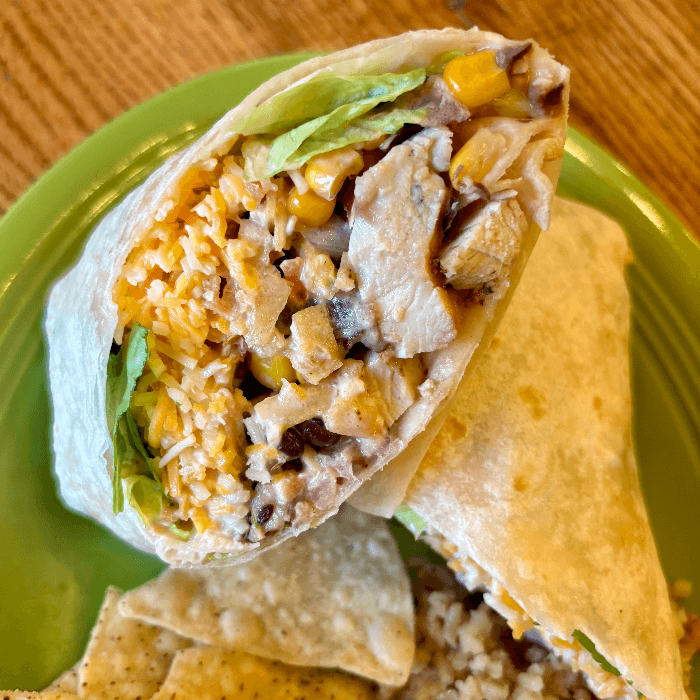 Baja Chicken Wrap.