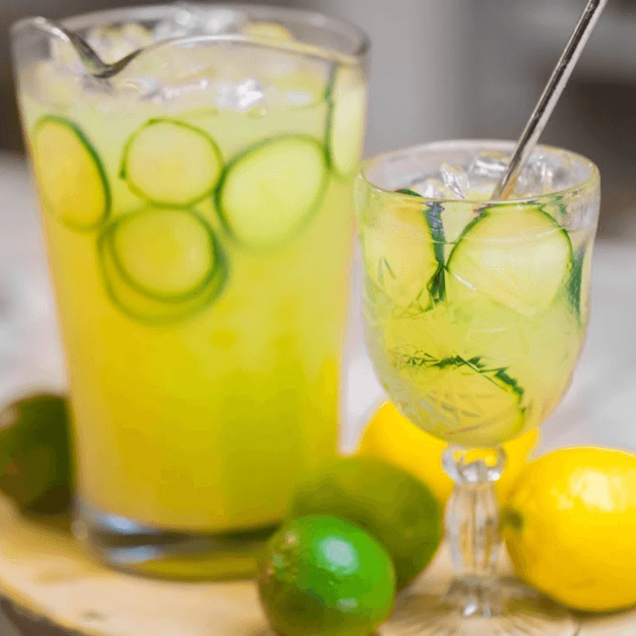 Cucumber-lemonade (limonada de pepino)