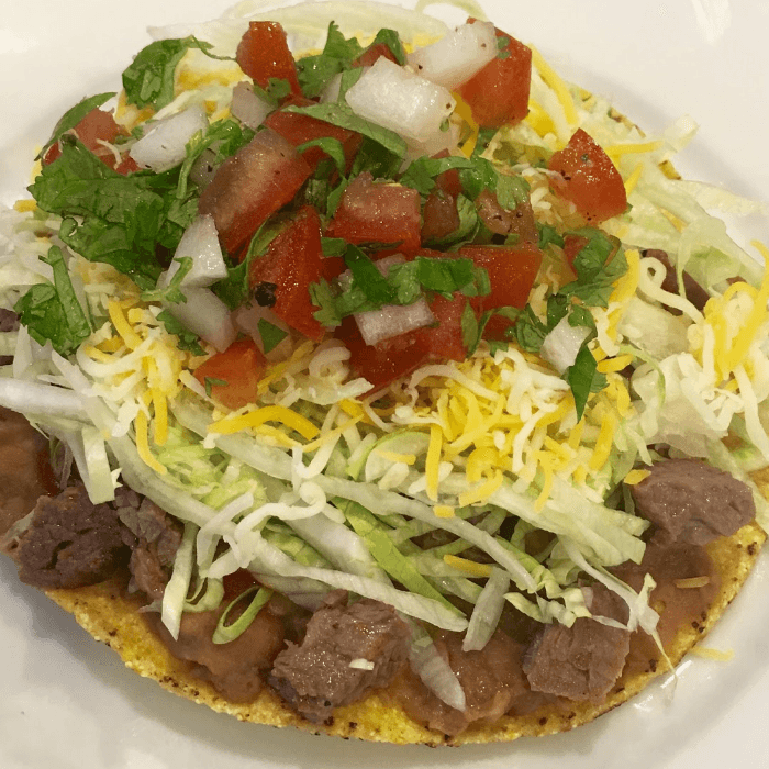 Carne Asada Tostada
