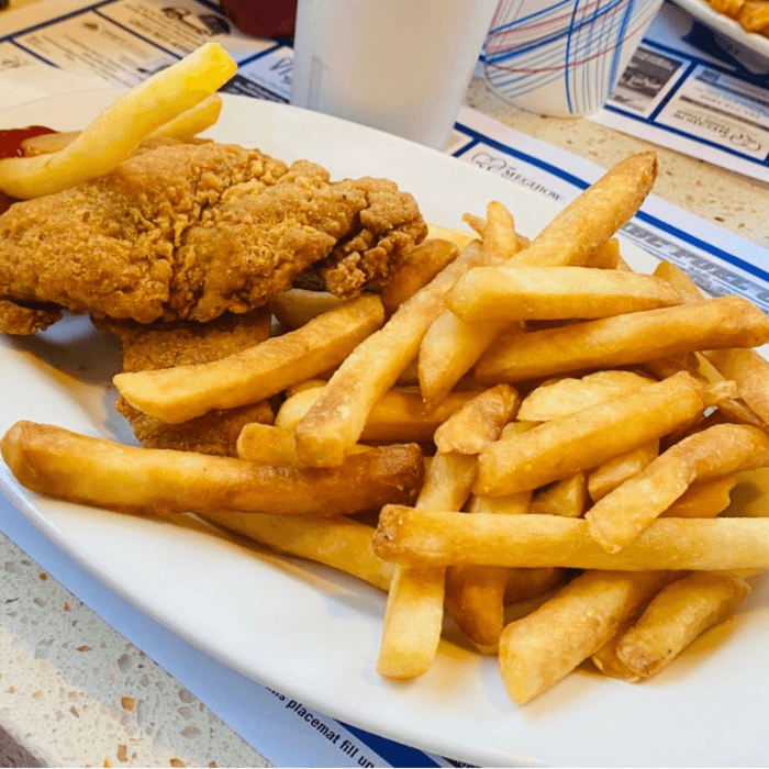 Chicken Fingers & Fries.