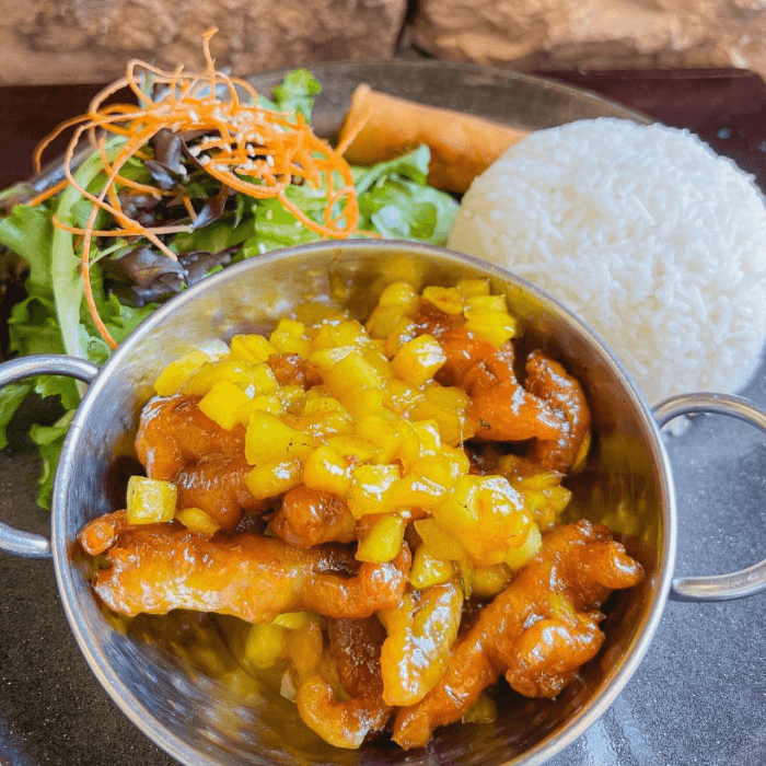 Lunch-Mango Chicken.