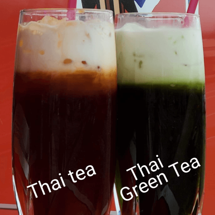 GREEN THAI TEA.