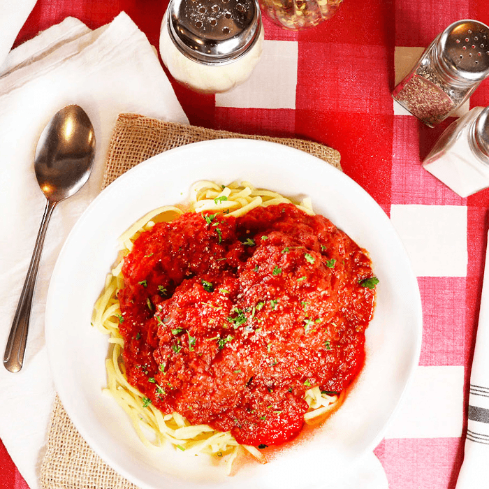 Meatballs Pasta