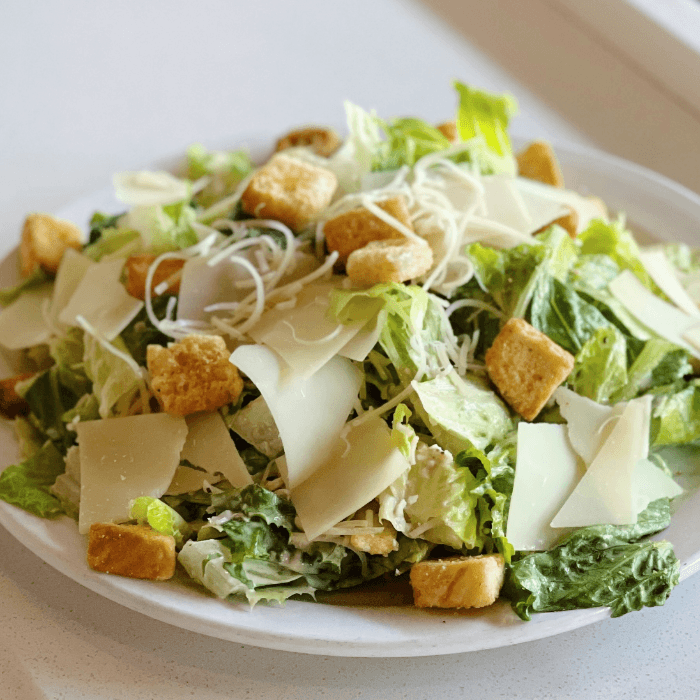 The Caesar Salad (Starter).