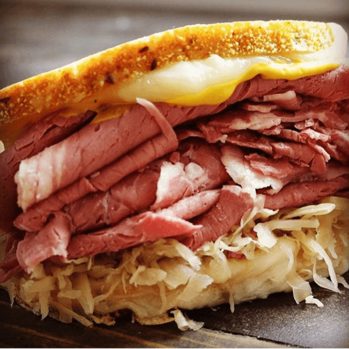 Mile High Reuben Sandwich