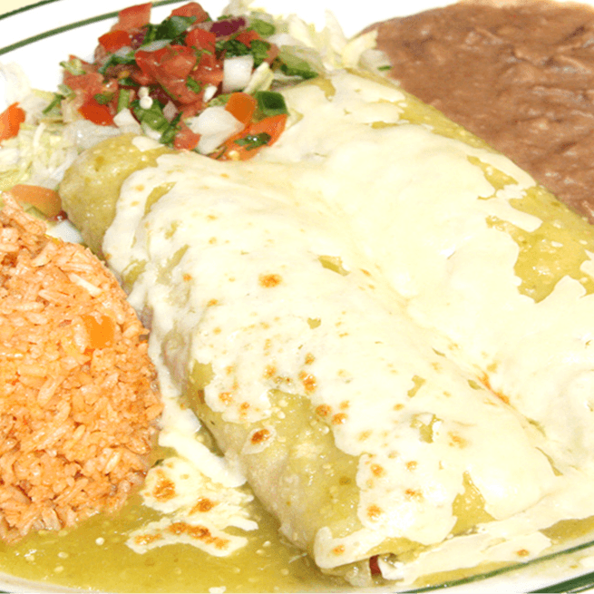 Enchiladas Verdes.