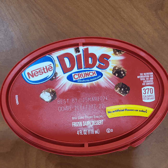 Dryers Dibs Ice Cream.
