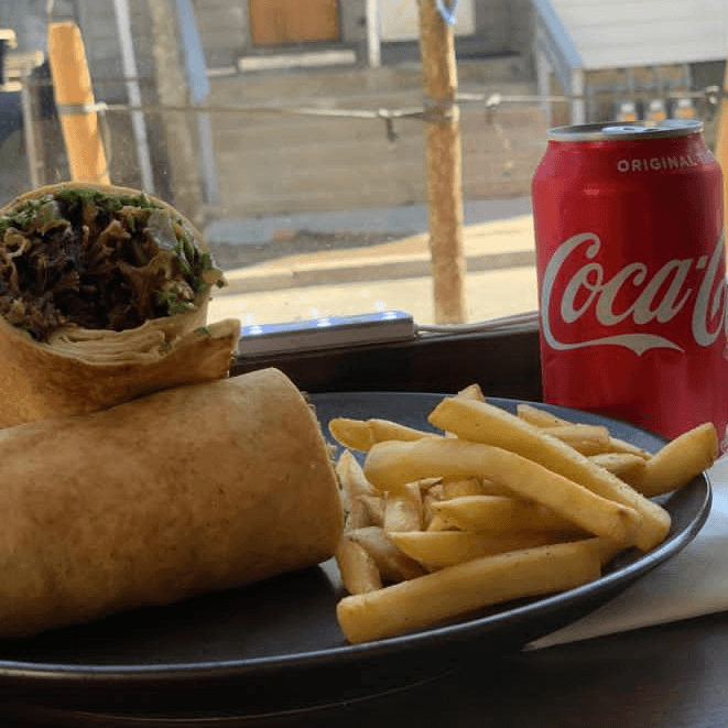Lamb Shawarma Meal.
