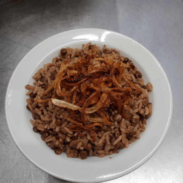 LENTILS WITH RICE