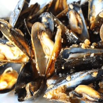 Mussels with Butter Garlic Sauce
