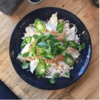 A11 SHRIMP OR CHICKEN BREAST SALAD / Xà Lách Tôm Hoặc Ức Gà