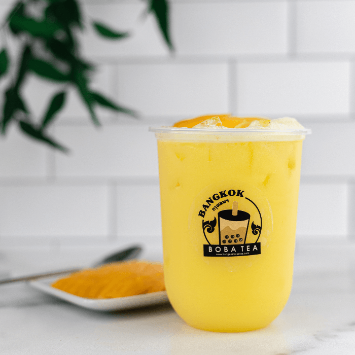Mango Milk Tea.