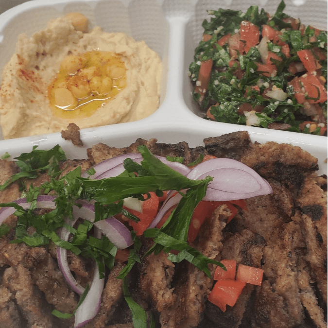 Lamb Meat Gyro Combo.