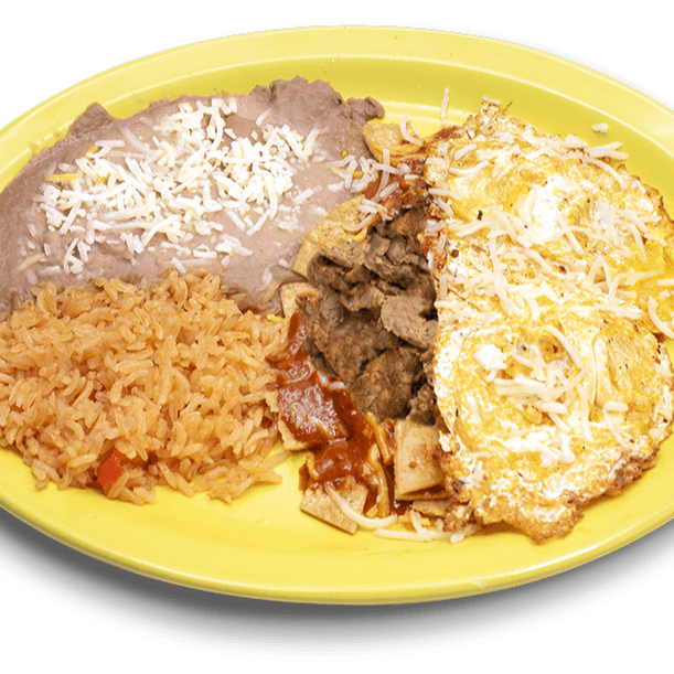 Chilaquiles Con Carne Asada.