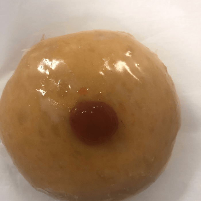 Raspberry filled Donut