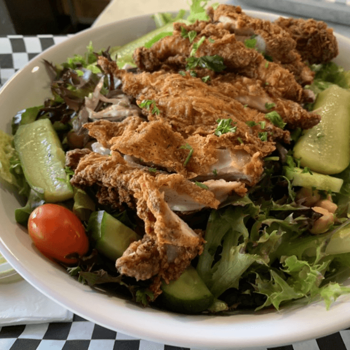 Fried Chicken Salad.