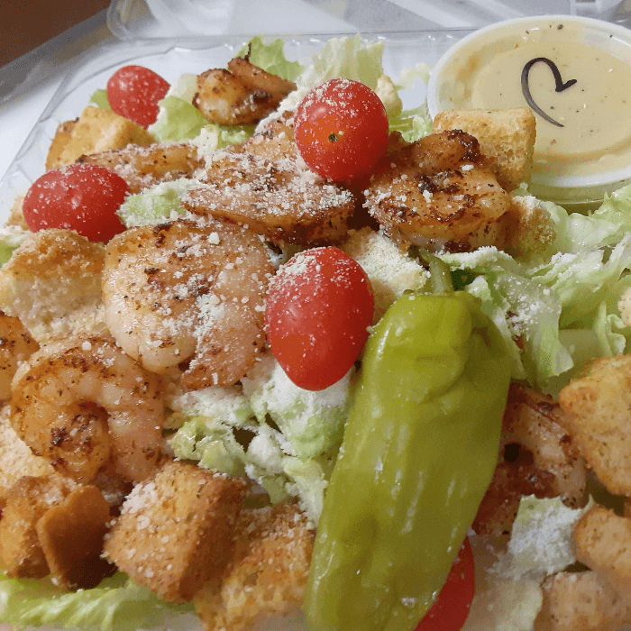 Grilled Shrimp Caesar Salad 