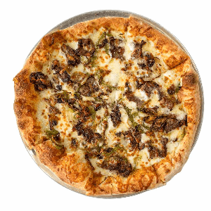 Philly Cheese Steak Pizza.