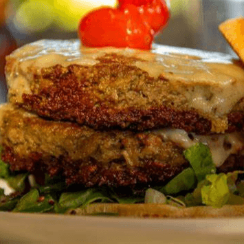 Two Vs In A Pod Burger