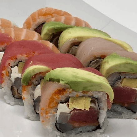 Double Rainbow Roll