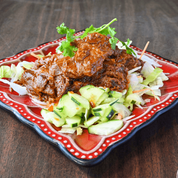 Beef Rendang Rice Plate