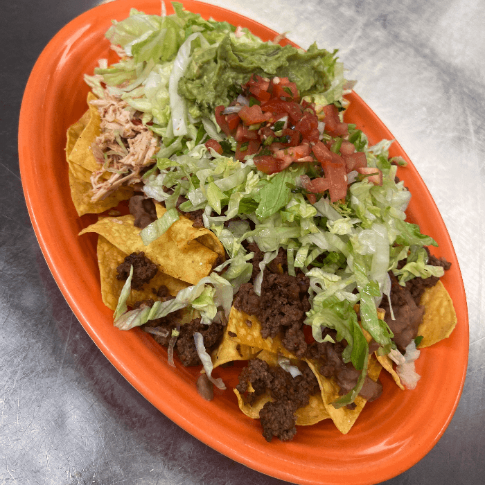 Beef or Chicken Nachos