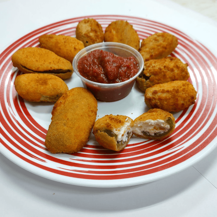Jalapeno Poppers.