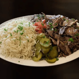 Beef Shawarma Rice Platter