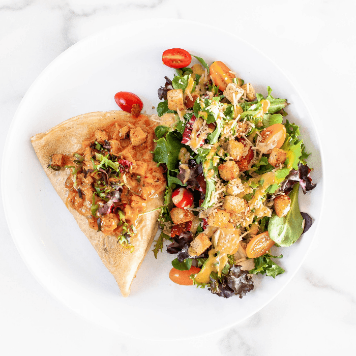 Chipotle Roasted Chicken Crepe.