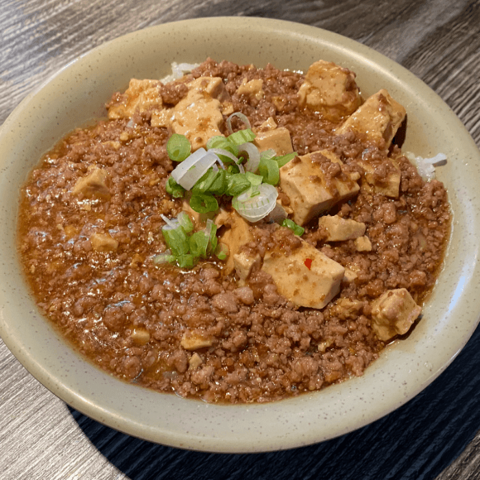 Mabo Rice Bowl.
