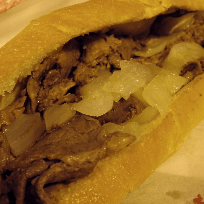 Cheesesteak with Onion.