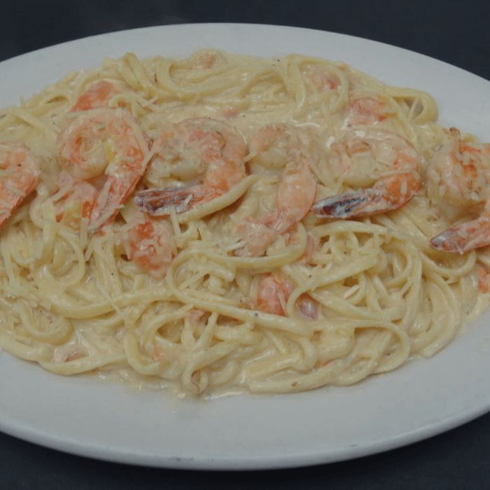 Garlic Shrimp Linguini.
