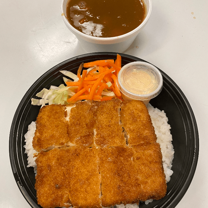 Curry Tofu Katsu Bowl