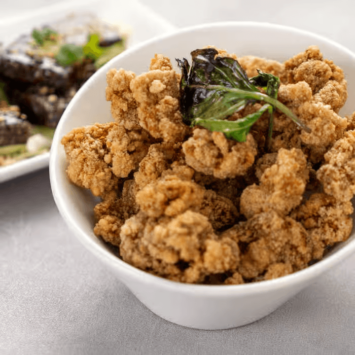A23. Popcorn Chicken Rice 鹽酥雞飯.