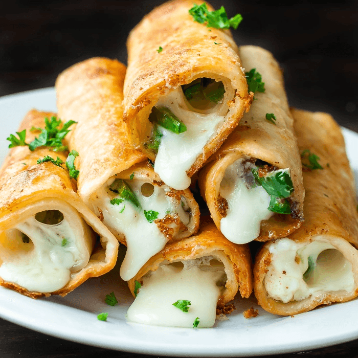 Flautas with Cheese