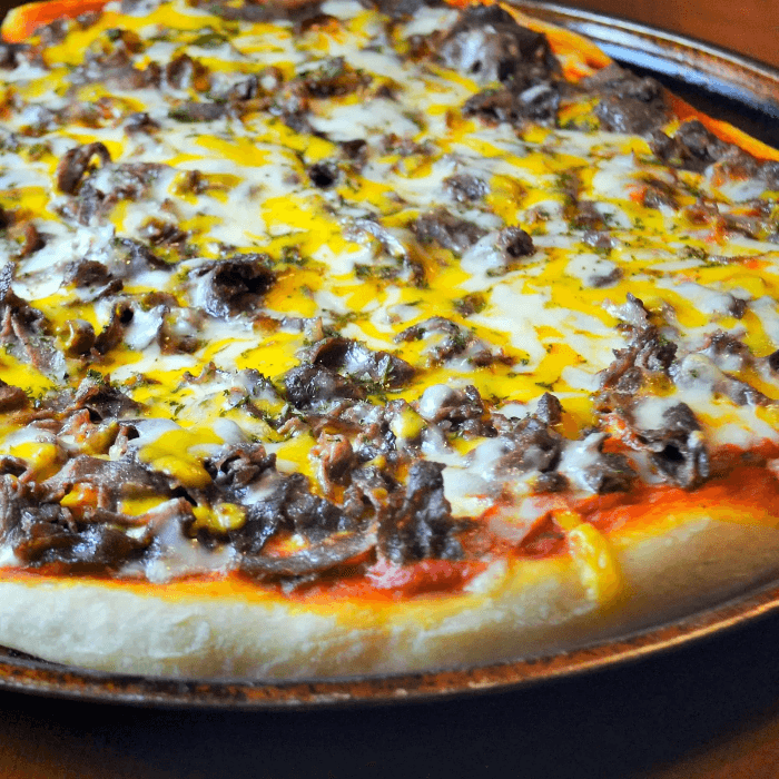 Steak Cheese Pizza (16")