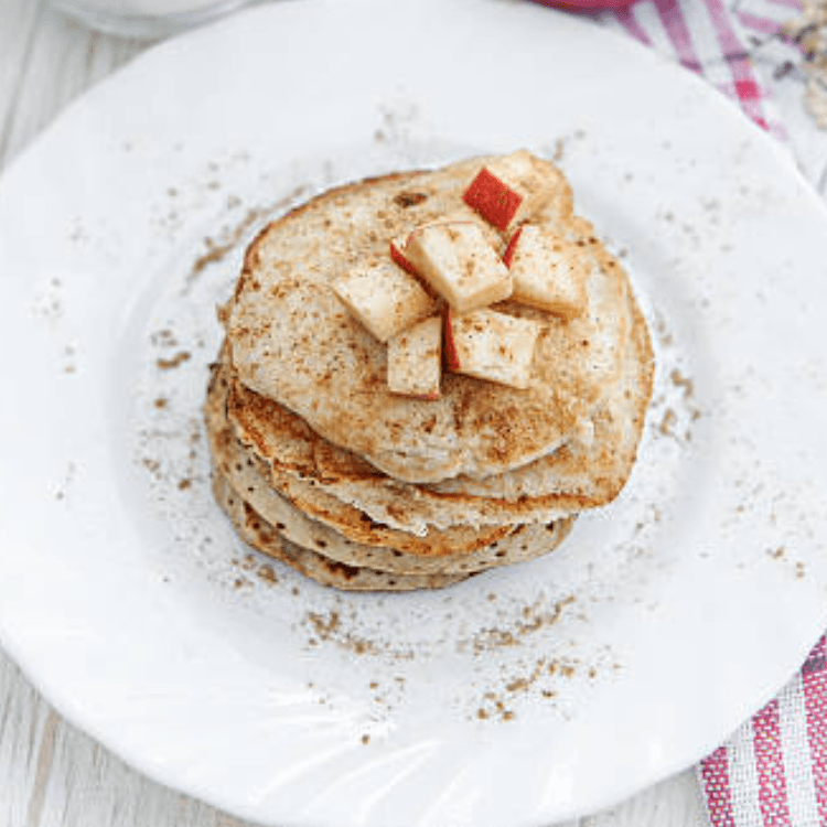 Apple Cinnamon Pancakes Plate