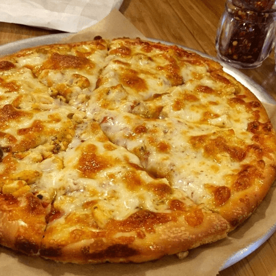 Chicken Tikka Masala Pizza.