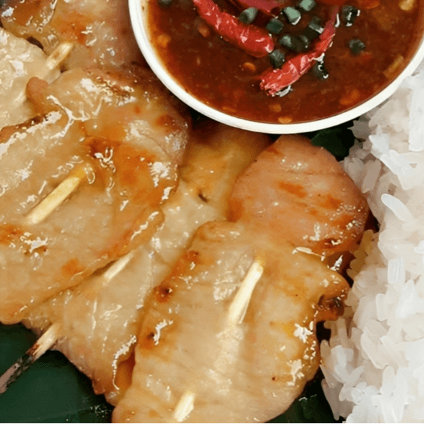 A11. Grilled Pork Mu Ping
