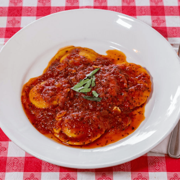 Meat & Spinach Ravioli