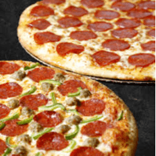 3. Two Medium Pizzas, 1 Topping Each Special
