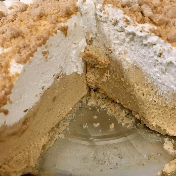 Peanut Butter Chocolate Cream Pie.