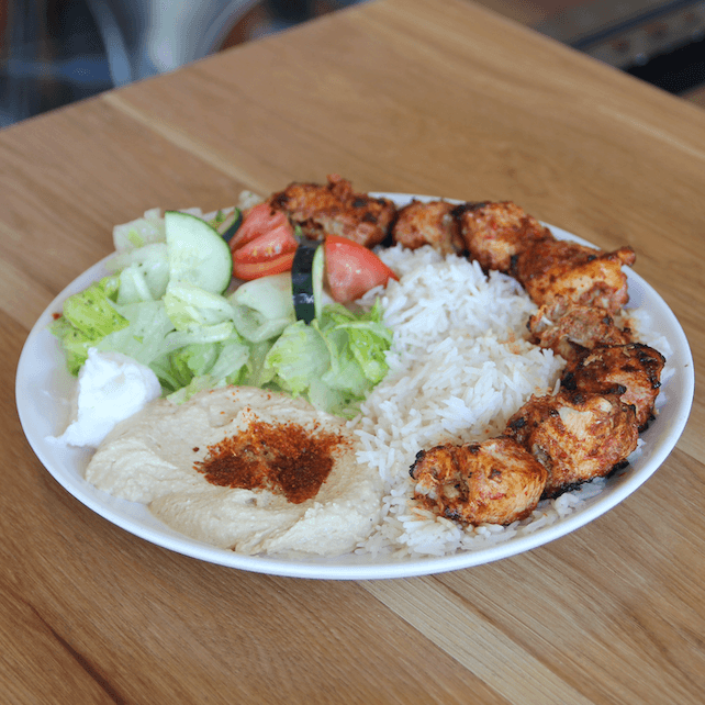 Chicken Kabob Plate