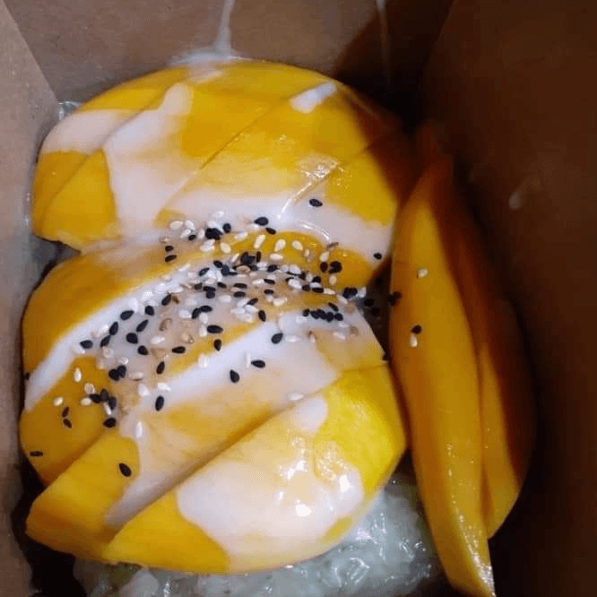 Mango Over Sweet Sticky Rice