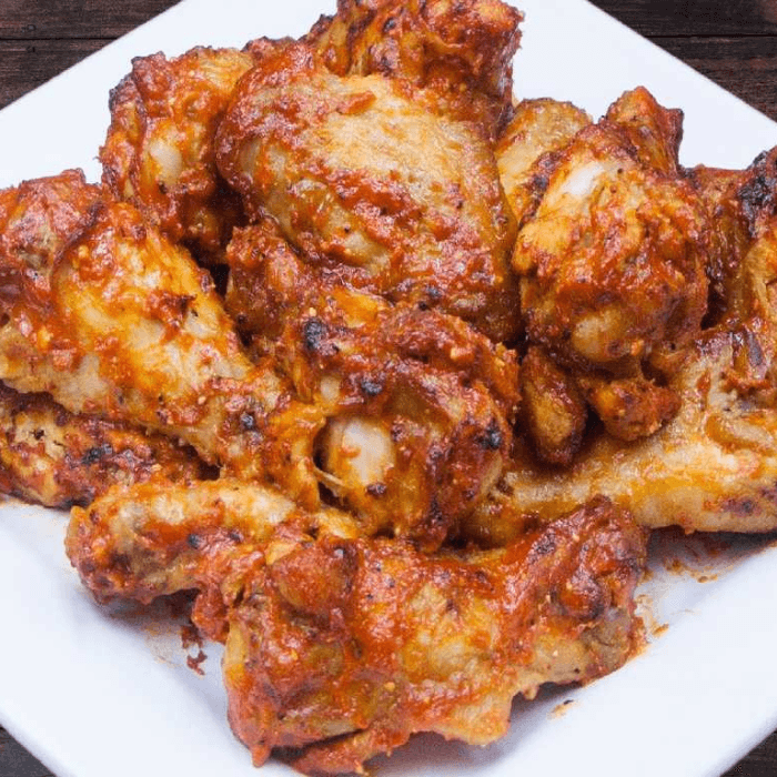 BBQ Chipotle Wings.