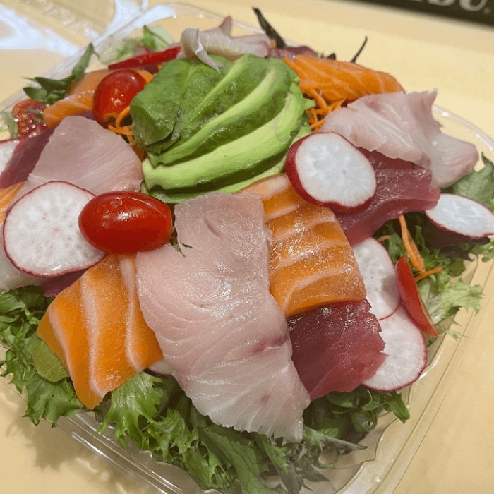 Sashimi Salad.